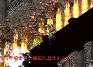 传奇道士多少血量对应什么等级? 传奇道士多少血量对应什么等级?