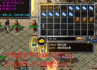 传奇盛世移动版私服怎么玩?新手入门攻略大全 传奇盛世移动版私服怎么玩?新手入门攻略大全