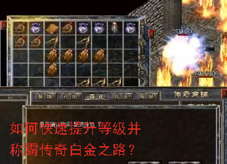 如何快速提升等级并称霸传奇白金之路? 如何快速提升等级并称霸传奇白金之路?