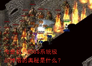 传奇机遇BOSS系统极品掉落的奥秘是什么? 传奇机遇BOSS系统极品掉落的奥秘是什么?