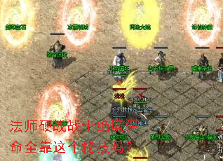 法师硬战战士绝境保命全靠这个秘技吗? 法师硬战战士绝境保命全靠这个秘技吗?