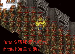 传奇亥猪秘境怎样才能爆出海量奖励? 传奇亥猪秘境怎样才能爆出海量奖励?