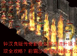 钟汉良版传奇新服如何快速升级?装备获取全攻略?称霸沙城终极秘籍大公开? 钟汉良版传奇新服如何快速升级?装备获取全攻略?称霸沙城终极秘籍大公开?