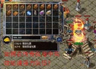 如何在传奇私服中高效组建强力队伍? 如何在传奇私服中高效组建强力队伍?
