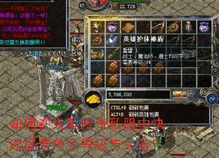 如何在大型传奇私服中快速提升角色等级与装备? 如何在大型传奇私服中快速提升角色等级与装备?