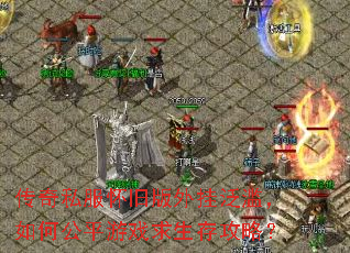 传奇私服怀旧版外挂泛滥,如何公平游戏求生存攻略? 传奇私服怀旧版外挂泛滥,如何公平游戏求生存攻略?