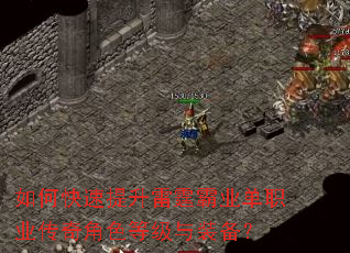 如何快速提升雷霆霸业单职业传奇角色等级与装备? 如何快速提升雷霆霸业单职业传奇角色等级与装备?