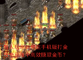 散人玩家如何在手机版打金传奇私服中高效赚取金币? 散人玩家如何在手机版打金传奇私服中高效赚取金币?