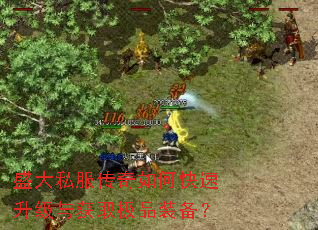 盛大私服传奇如何快速升级与获取极品装备? 盛大私服传奇如何快速升级与获取极品装备?