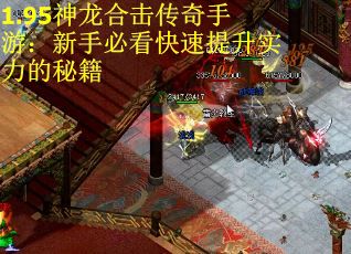 1.95神龙合击传奇手游：新手必看快速提升实力的秘籍