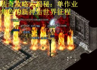 传奇攻略大揭秘：单作业角色的新神佑世界征程