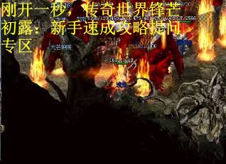 刚开一秒，传奇世界锋芒初露：新手速成攻略提问专区