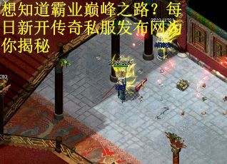 想知道霸业巅峰之路？每日新开传奇私服发布网为你揭秘