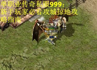 单职业传奇私服999：新手玩家必看攻城掠地攻略指南