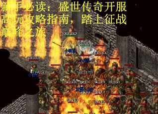 新手必读：盛世传奇开服高玩攻略指南，踏上征战巅峰之旅