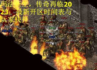 玛法新生,传奇再临2023:最新开区时间表与玩家抉择