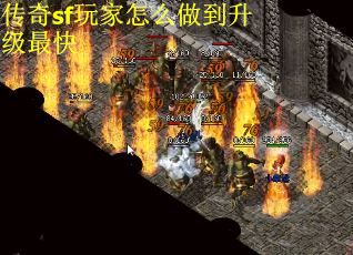 传奇sf玩家怎么做到升级最快