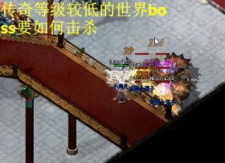 传奇等级较低的世界boss要如何击杀