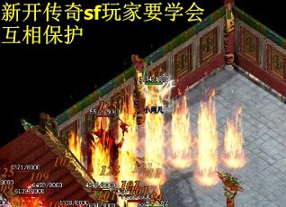 新开传奇sf玩家要学会互相保护