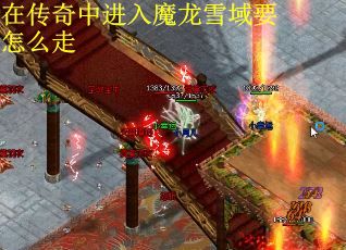 在传奇中进入魔龙雪域要怎么走