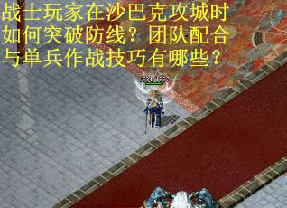 战士玩家在沙巴克攻城时如何突破防线？团队配合与单兵作战技巧有哪些？
