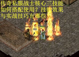 传奇私服战士核心三技能如何搭配使用？技能效果与实战技巧有哪些？
