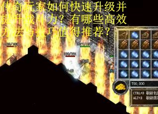 传奇玩家如何快速升级并提升战斗力？有哪些高效方法与技巧值得推荐？