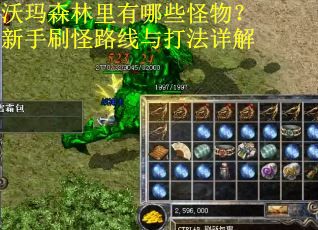沃玛森林里有哪些怪物？新手刷怪路线与打法详解