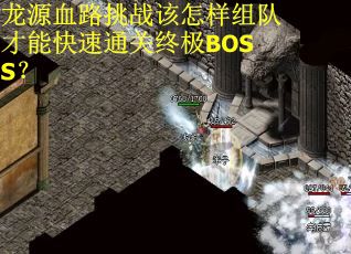 龙源血路挑战该怎样组队才能快速通关终极BOSS？